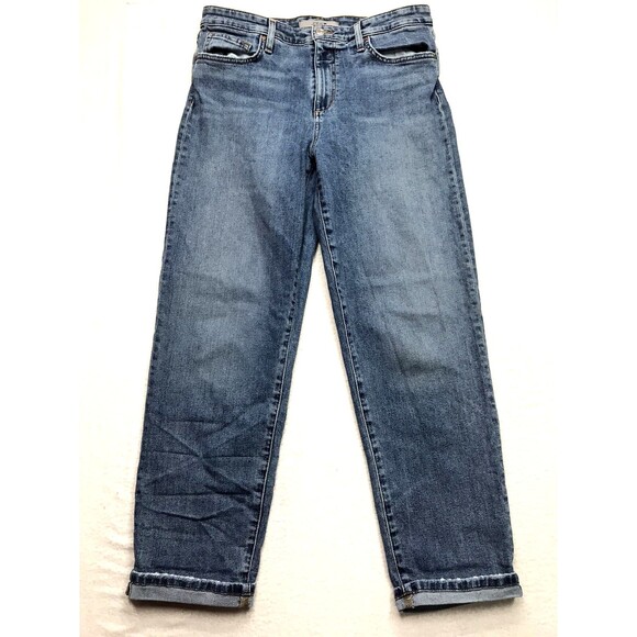 JOES Jeans Niki Mid Rise Women 30 (32x28) Bristol Light Wash Stretch Roll Cuff - Picture 1 of 16